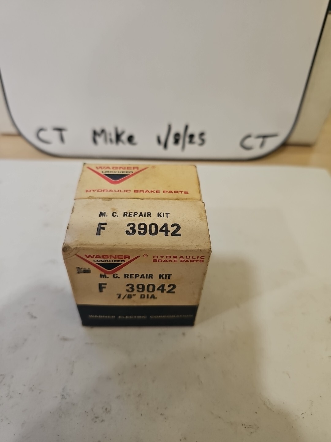 Wagner Lockheed F 39042 Wheel Cylinder M.C. Repair Kit 7/8" Dia. NOS