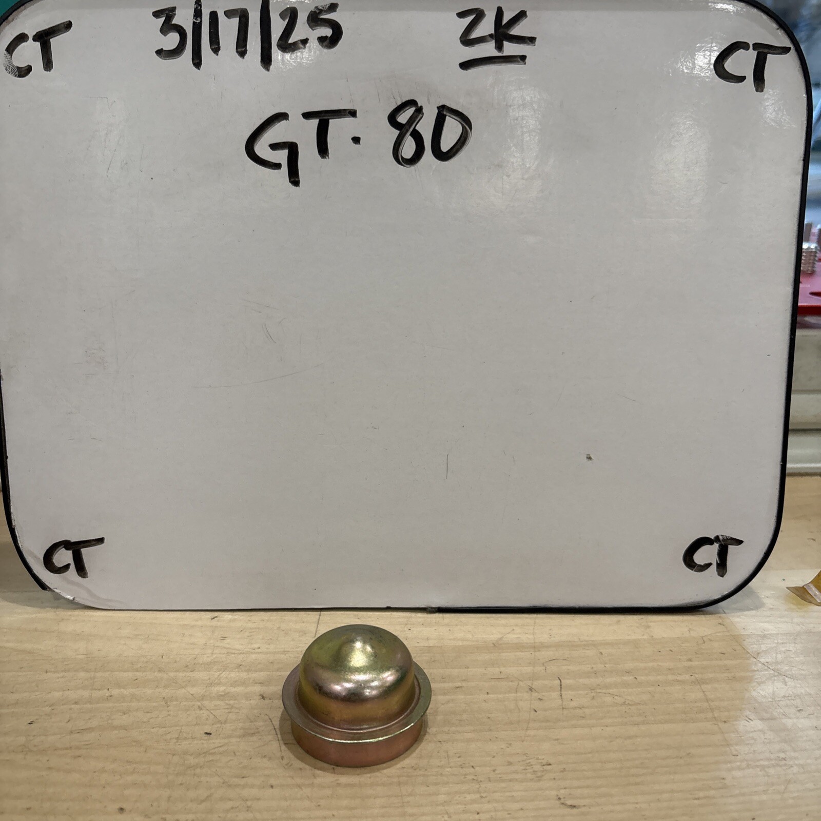 Wheel Dust Cap 1-1/2” inner, 1-3/4” Outer 1-1/4” Height