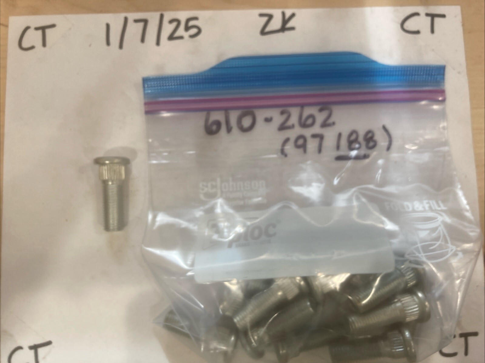 Wheel Lug Stud-Stud Dorman 610-262 (SOLD INDIVIDUALLY)