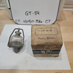 Wisconsin LP19B Fuel Bowl FuelStrainer Assembly New, Box Rough
