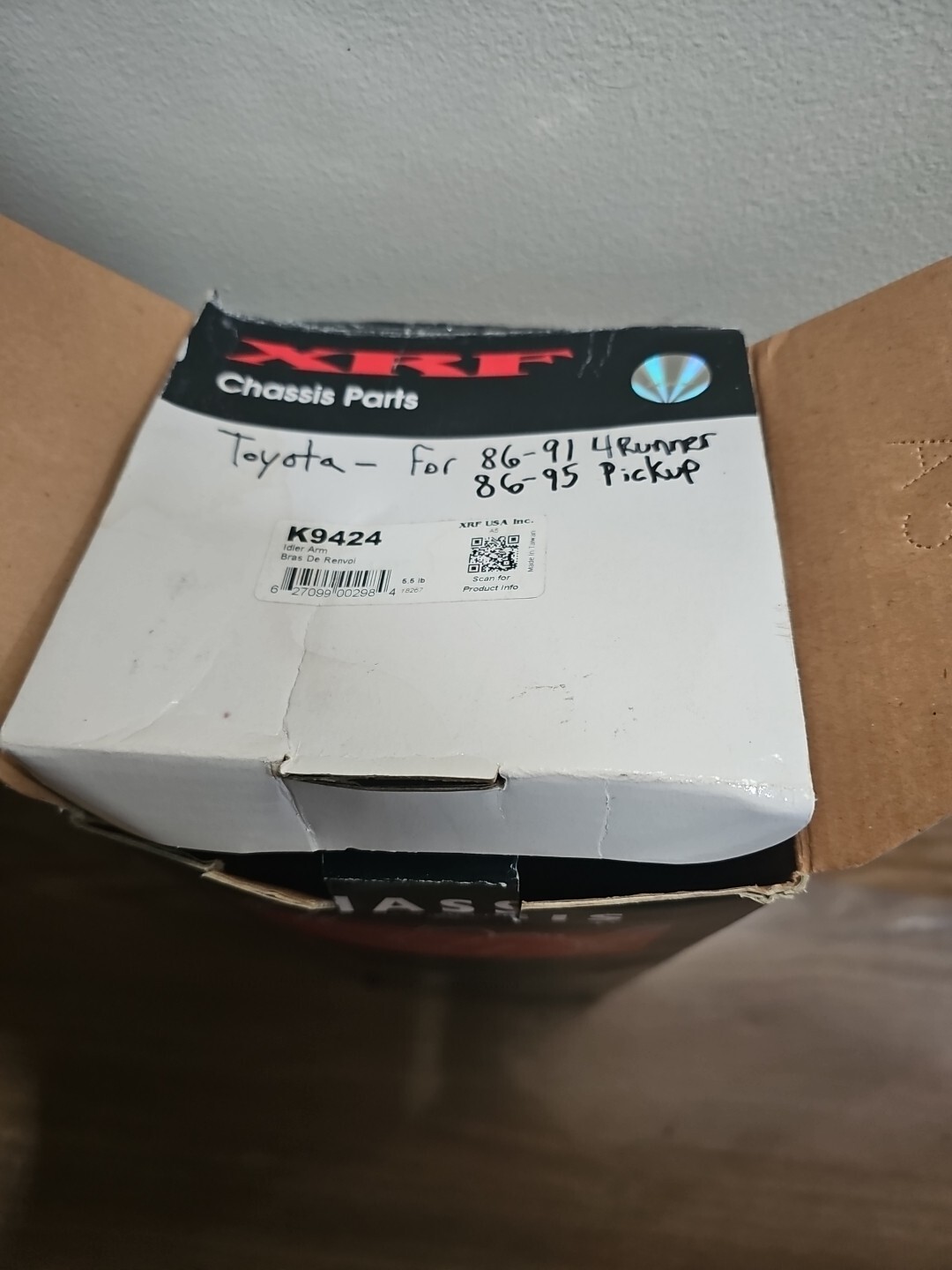 XRF Idler Arm K9424 For Toyota 86-91 4Runner, 86-95 Pickup - Image 4