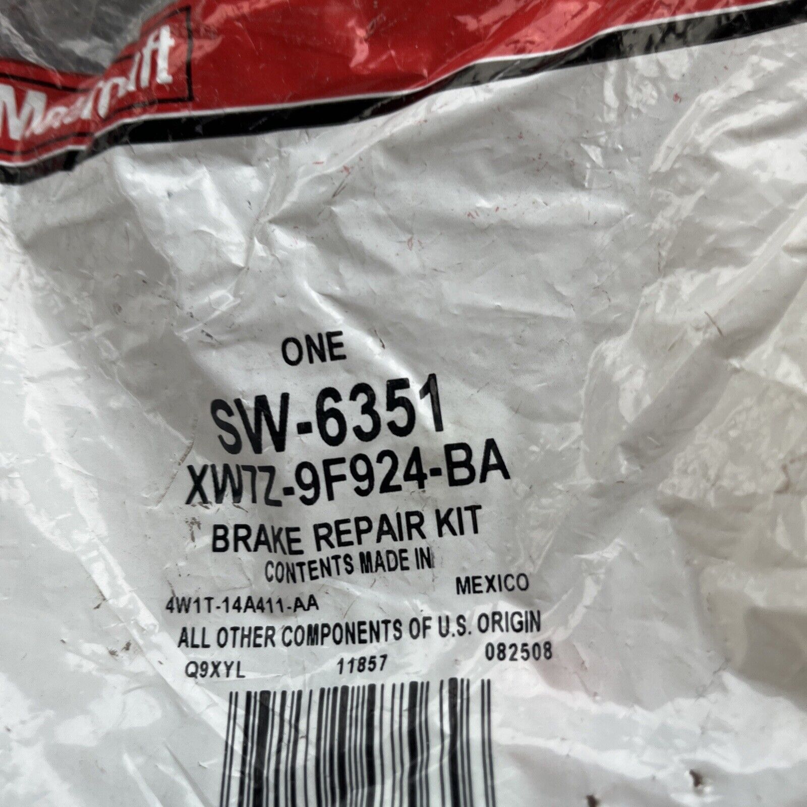 XW7Z9F924BA - KIT - BRAKE REPAIR - Ford