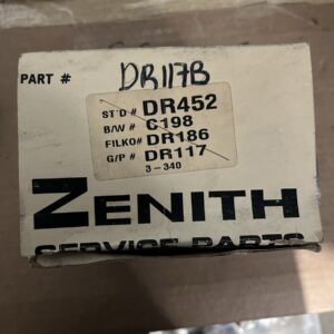 Zenith Service Parts DR117B Cap Kit NOS