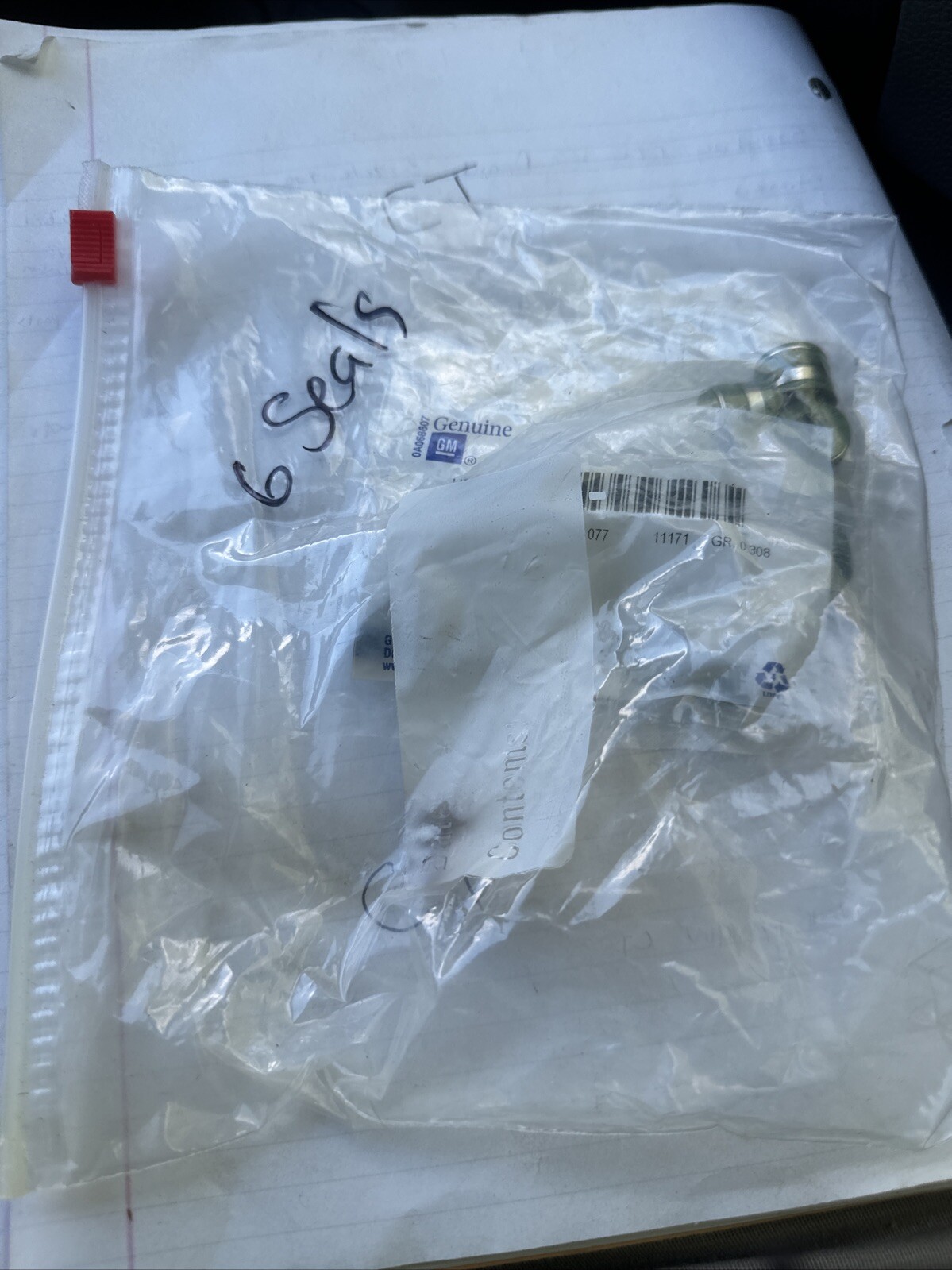 gm exhaust valve stem oil seal p/n 88891775 oem *(QTY:6) - Image 3